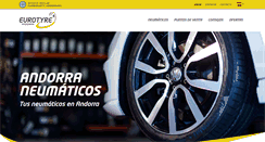 Desktop Screenshot of andorraneumaticos.com